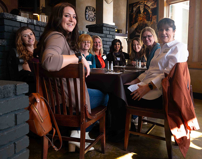Lunch at women of influence event