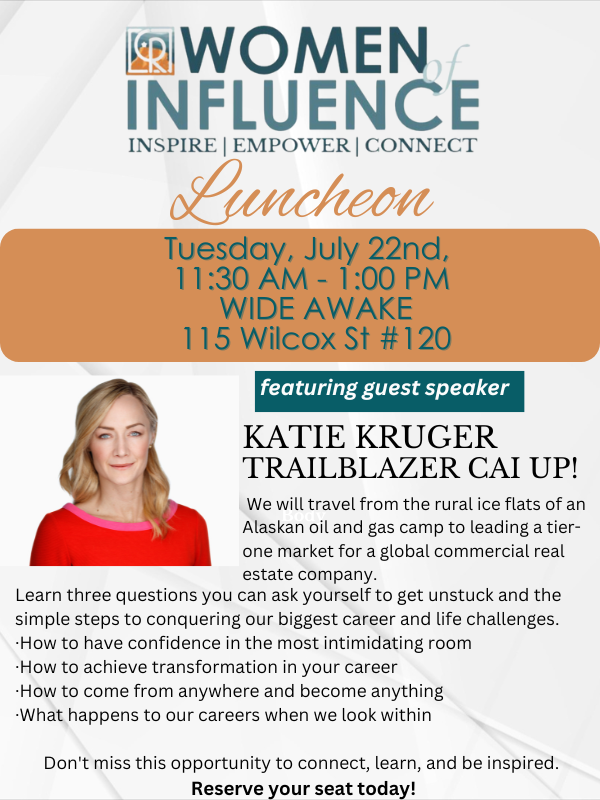 Women of Influence Luncheon: Katie Kruger