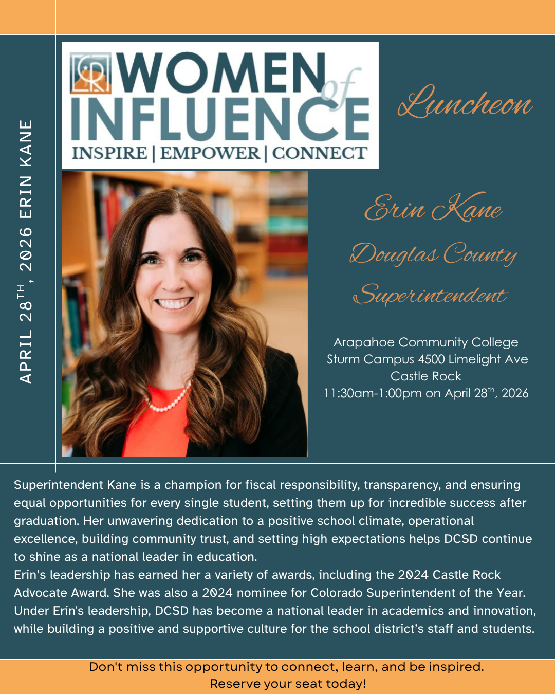 Women of Influence Luncheon: Katie Kruger