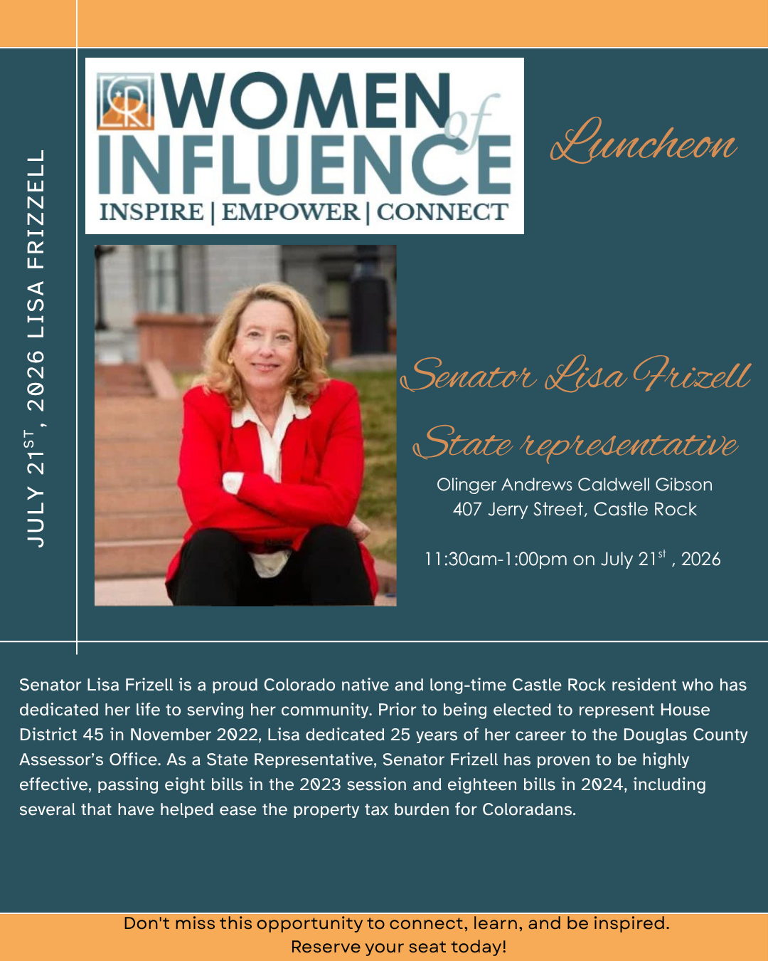 Women of Influence Luncheon: Katie Kruger