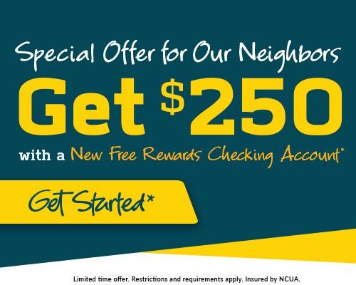$250 New Checking Bonus for Castle Rock!